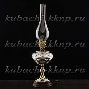 Серебряная керосиновая лампа 