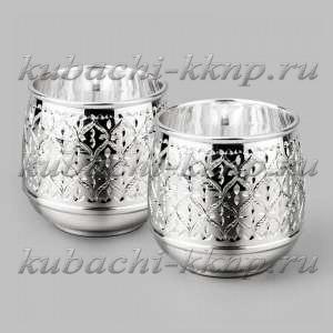 Набор из двух серебряный стаканов  Набор из двух серебряный стаканов