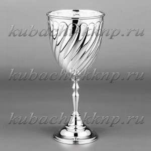 Большой серебряный бокал для вина 