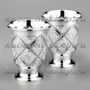 Набор стопок из серебра на двоих 