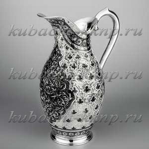 Серебряный графин для воды  - кв161