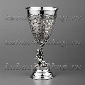 Фужер Серебряный «Виноград» - ф053