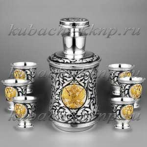 водочный, коньячный набор с гербом «Властный» - вс011