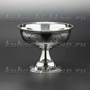 Конфетница серебро Кубачи - кф00050