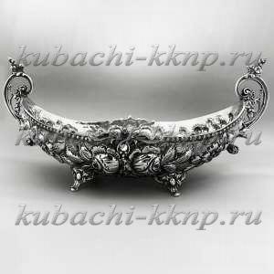 Серебряная винтажная конфетница - КФ205