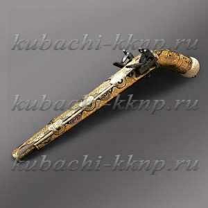 Серебряный пистолет (ДЕКОРАТИВНЫЙ) - пс01