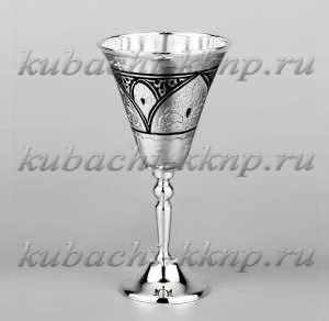 Серебряная рюмка с неповторимым орнаментом - Р051 Серебряная рюмка с неповторимым орнаментом - Р051