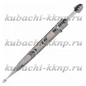 Серебряный кинжал с вставками кости - кн37