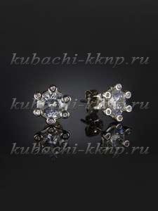 Серебряные пусеты 