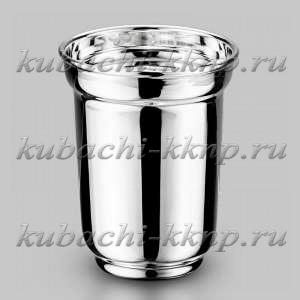 Большая глянцевая стопка из чистого серебра 999 пробы - СТП097