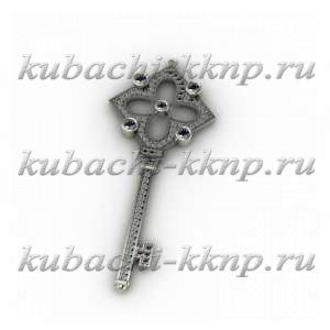 Золотой кулон на шею  - 00128