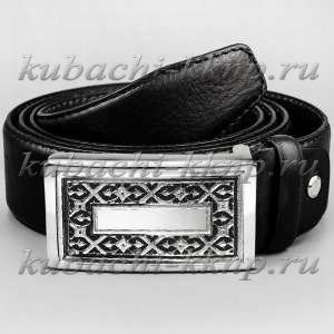 Мужской серебряный ремень 