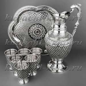 Серебряный набор  - ндв012