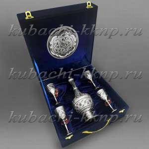 Серебряный набор для коньяка 