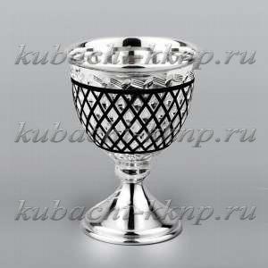 Серебряная рюмка - чарка на ножке - Р00047