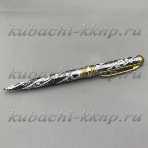Кубачинская серебряная ручка с позолотой  Кубачинская серебряная ручка с позолотой