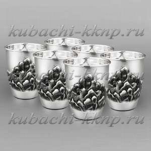 Набор серебряных стаканов 
