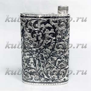  Фляга серебряная 