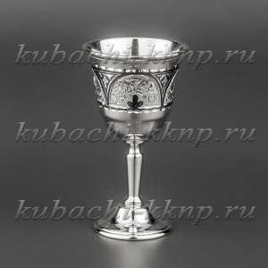 Рюмка серебряная с чернью - р0003