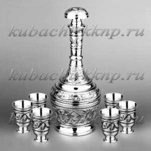 Серебряный набор для виски или коньяка  Серебряный набор для виски или коньяка
