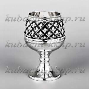 Бокал из серебра 875 пробы 