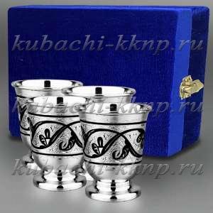 Набор из четырех кубачинских стопок - стп063-4
