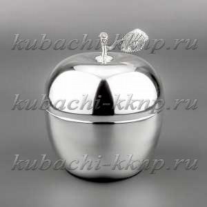 Серебряная вареница «Яблоко» - яб084