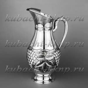 Серебряный кувшин «Лоза» - кв091