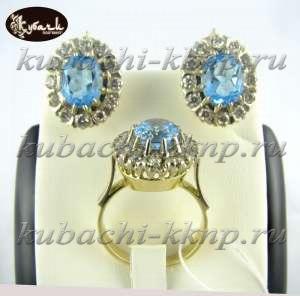 Кармазин с топазами - 8800