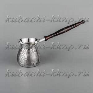 Серебряная Турка «Ромб» мал - т013 Серебряная Турка «Ромб» мал - т013