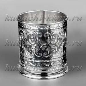 Серебряный стакан для виски 
