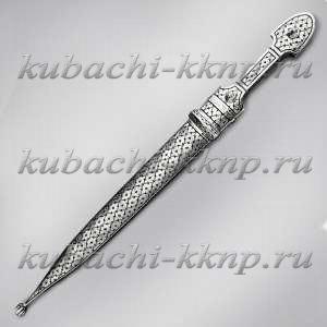 Серебряный мужской кинжал - КН42