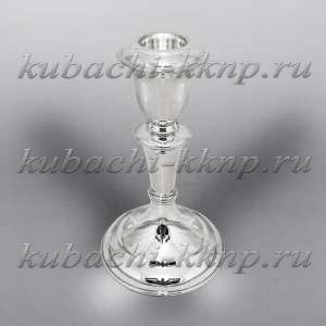 Серебряный подсвечник на 1 свечу - пдсв012