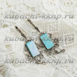 Висячие серьги с перламутром - Ag-вс-43 Висячие серьги с перламутром - Ag-вс-43