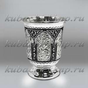Кубачинская серебряная стопка - СТП066