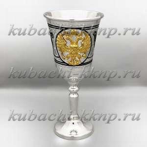 Серебряная рюмка «С гербом» - р080