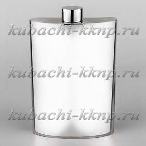 Серебряная фляга «Глянец» - фл019м