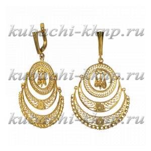 Висячие серьги - Ag-вс-59 Висячие серьги - Ag-вс-59