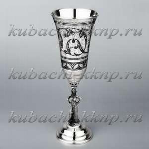 Серебряный фужер для вина 