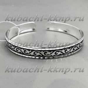 Женский тонкий серебряный браслет  Женский тонкий серебряный браслет