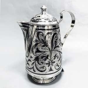 Чайник (графин) из серебра  Чайник (графин) из серебра