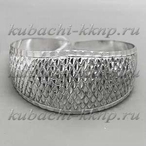 Серебряный браслет без чернения  Серебряный браслет без чернения