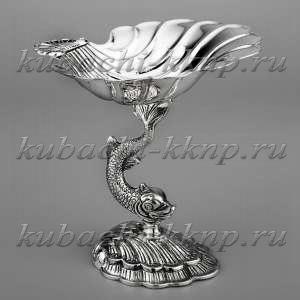 Серебряная икорница 