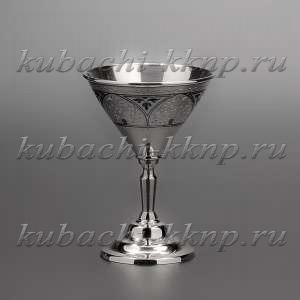 Серебряный бокал для мартини - бк003