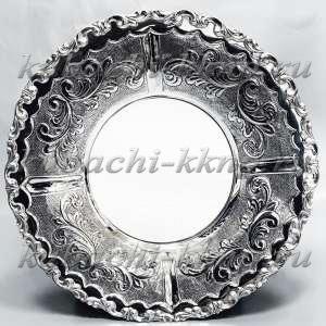Серебряная тарелка  - ТРК09