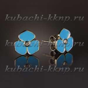 Детские серебряные пусеты 