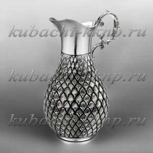 Изящный серебряный молочник - М023