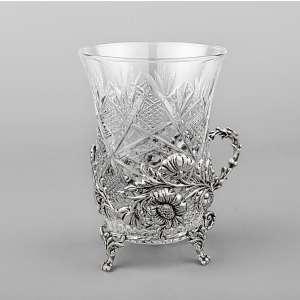 Восточный подстаканник из серебра  «Армуд 1» - пд031