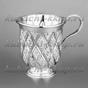 Серебряная кружка 925 пробы  Серебряная кружка 925 пробы