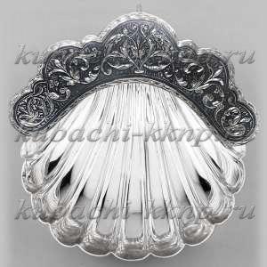 Серебряная Икорница- конфетница 